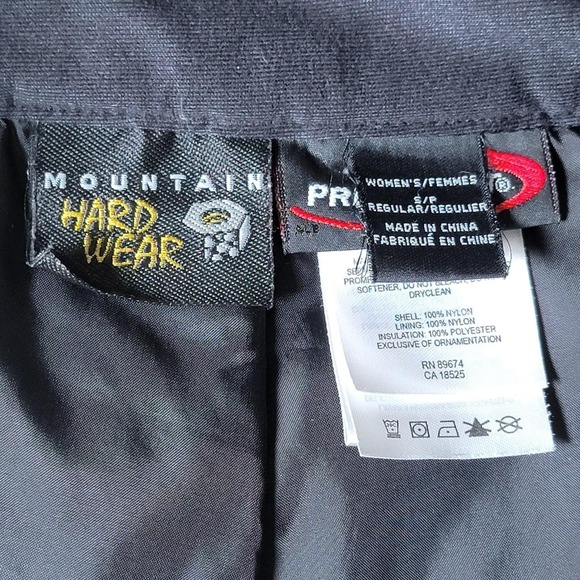 Mountain Hardwear Conduit Snow Pants Womens Small Beige Primaloft Insulated Ski - Picture 7 of 13